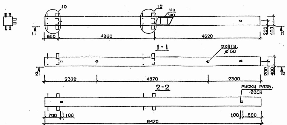 Колонна 3КБ 42.95-5-с Серия 1.020.1-2с/89